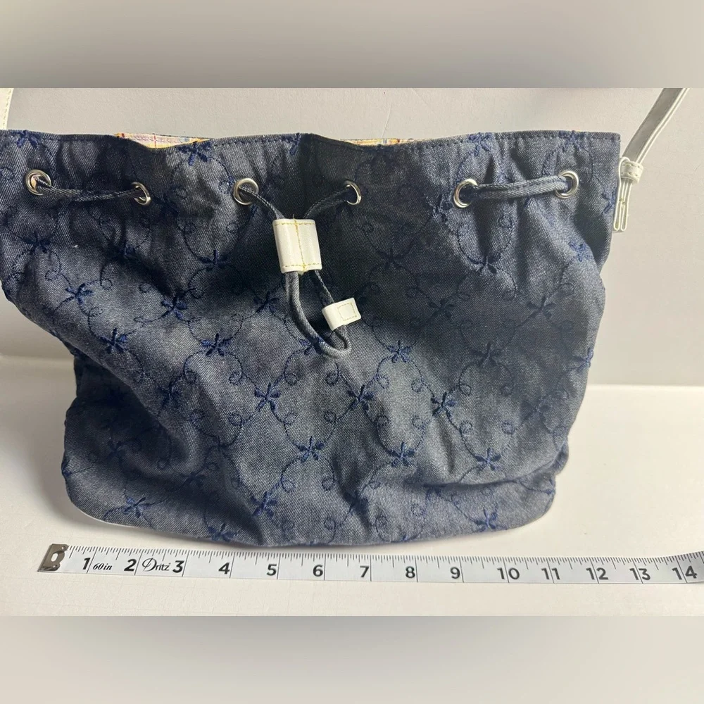 Stylish Blue and White Victoria’s Secret Women's tote Bag